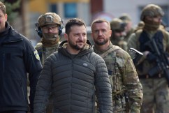 Ukraine president visits recaptured Kherson