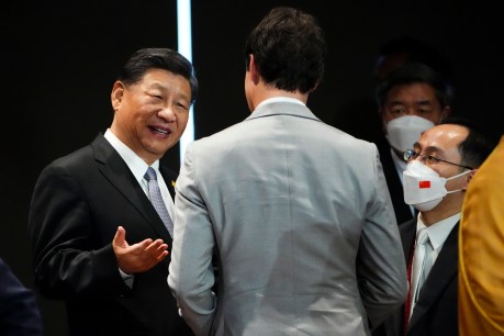 China’s president publicly scolds Trudeau at G20