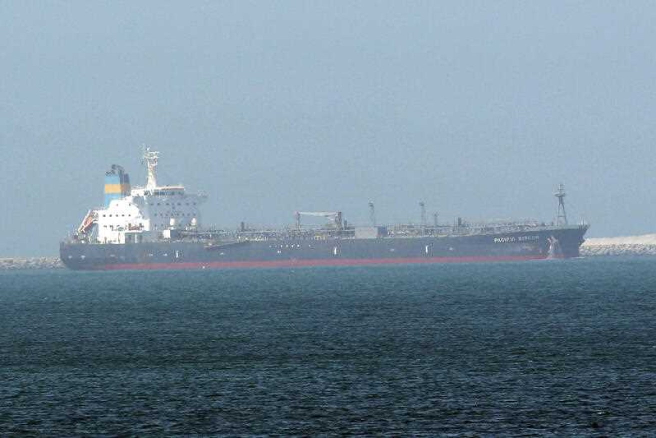 US Central Command says an attack on a tanker off Oman was carried out by an Iranian drone.