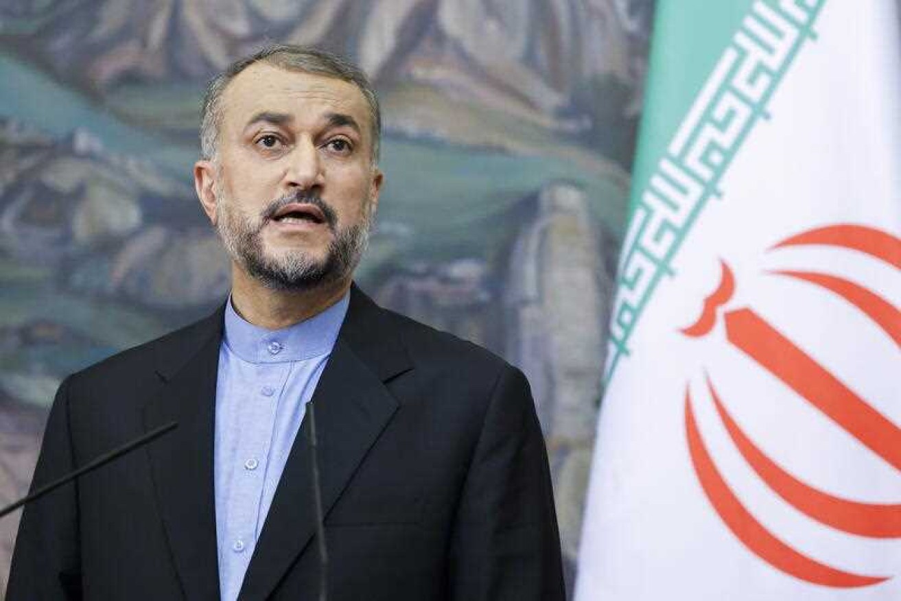 Foreign Minister Hossein Amir-Abdollahian alleges a Western plot to start a civil war in Iran.