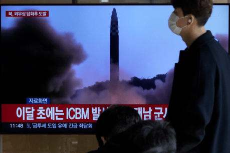 North Korea launches missile ‘able to hit mainland US’