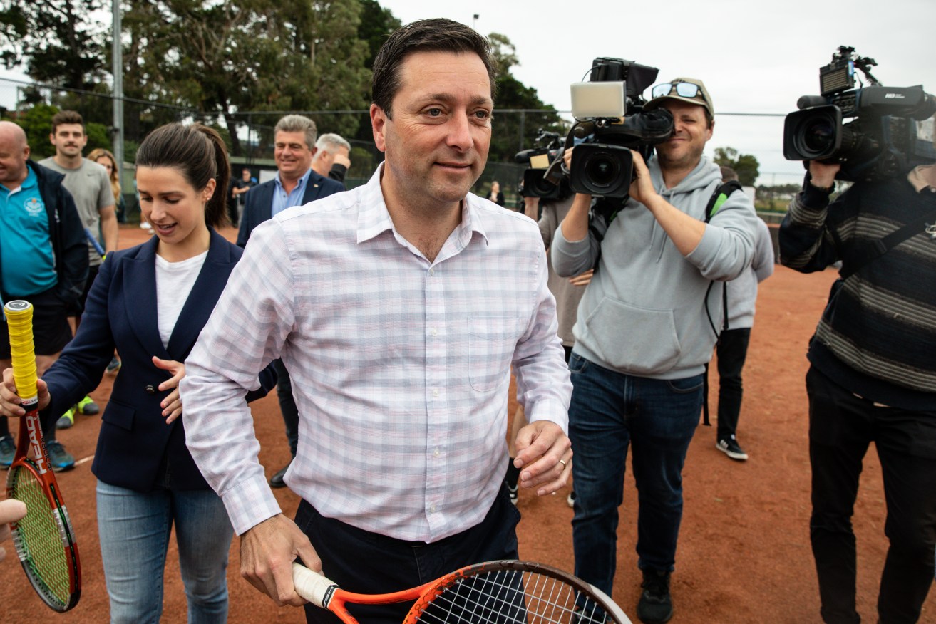 Matthew Guy has confirmed Renee Heath will not sit in the party room if the Liberals win government.