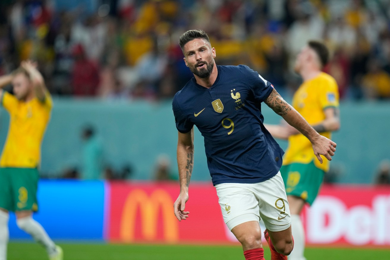 Australia took an early lead before being floored 4-1 by reigning champions France in their World Cup opener in Qatar.