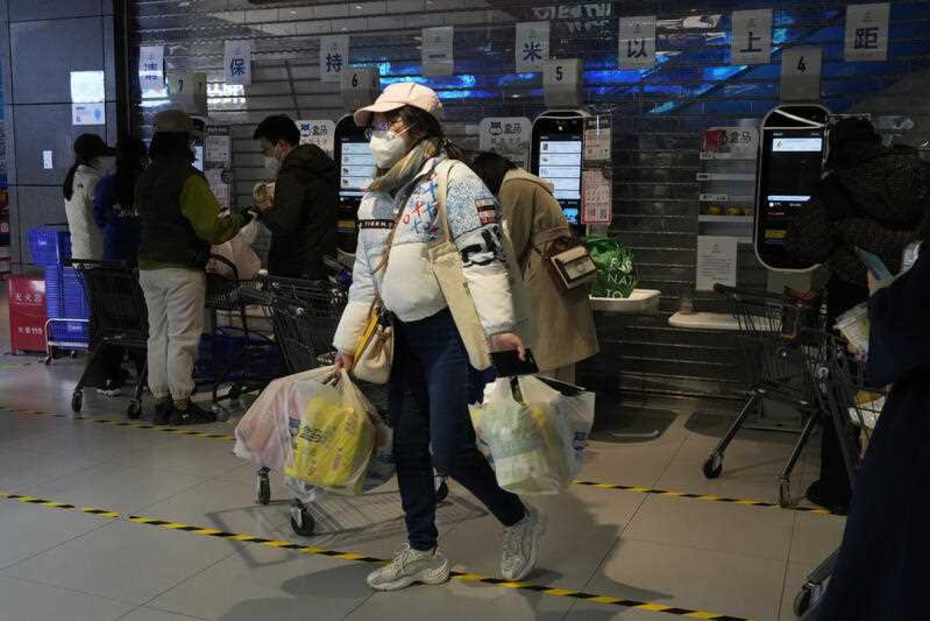 Uncertainty and lockdown rumours have fuelled the demand for food supplies in Beijing.