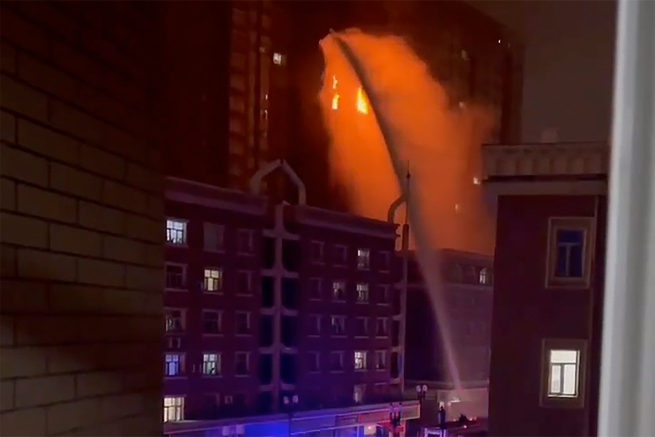 Chinese authorities say a fire in an apartment building in Urumqi has killed 10 people