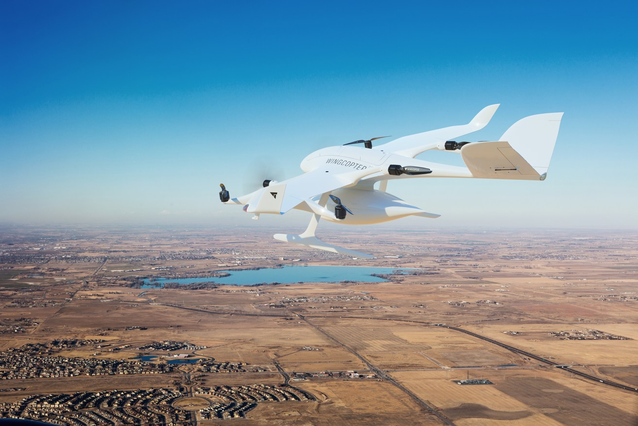 Charles Darwin University's drone research and training centre will get a Wingcopter delivery drone.