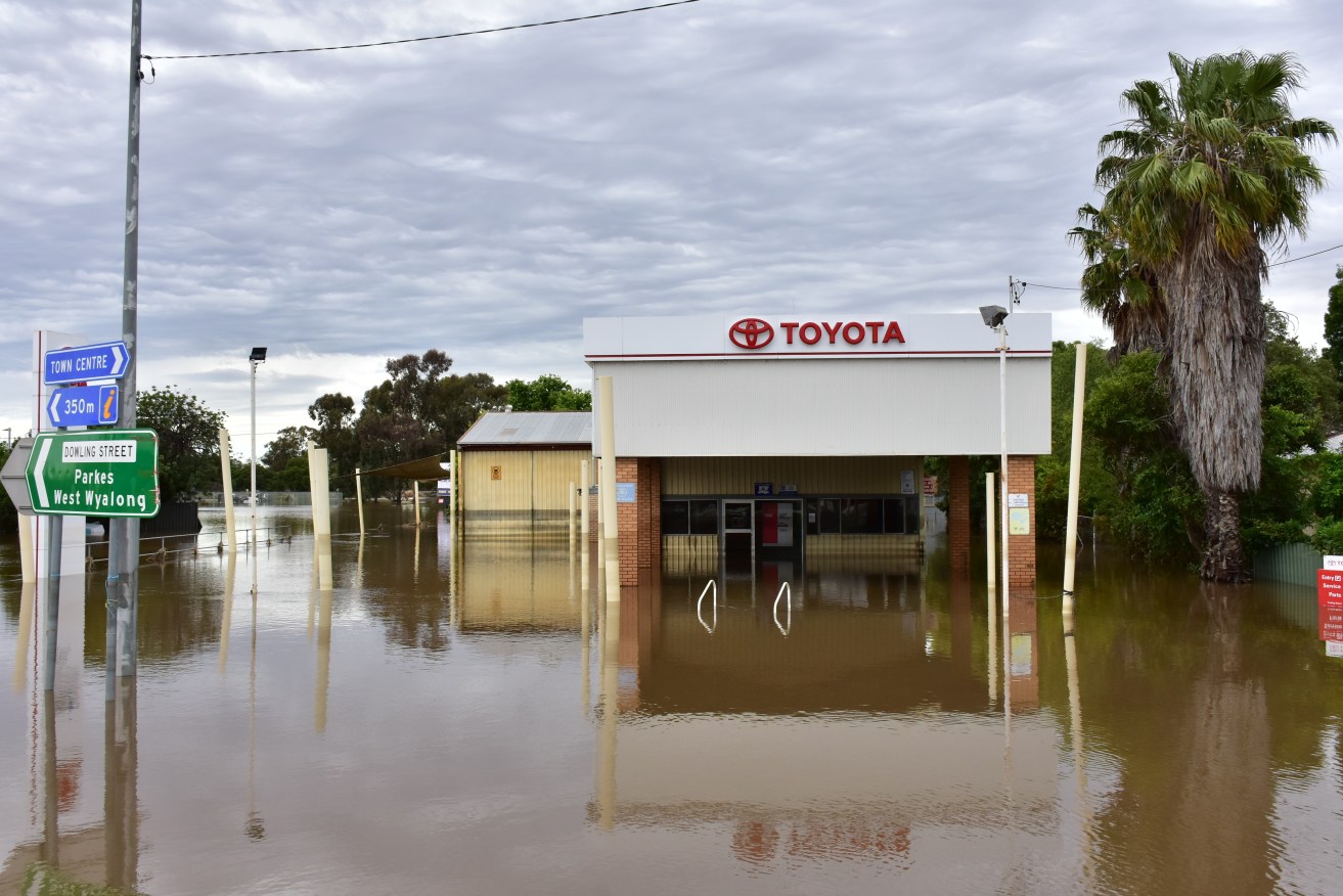 Regional NSW communities are trying to recover after devastating floods, with counsellors called in.