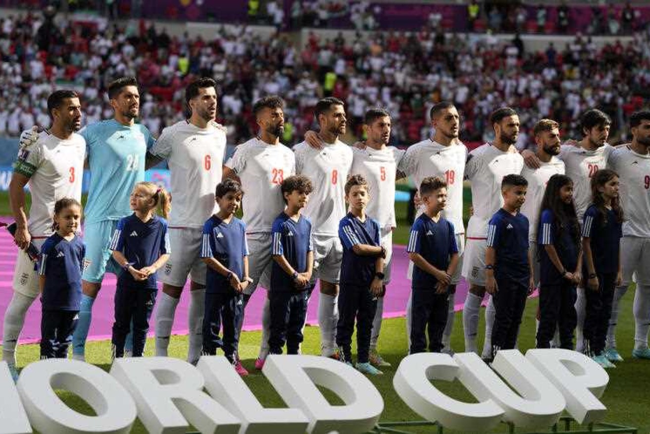 The US Soccer Federation has deleted the emblem of Iran's Islamic Republic from its social media.