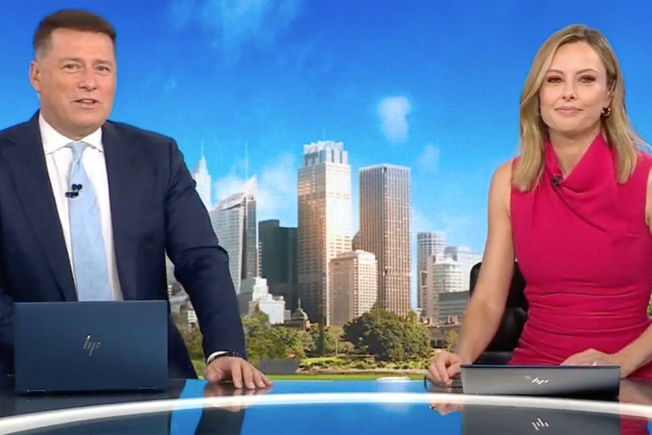 <i>Today</i> host Karl Stefanovic has poked fun at Ally Langdon, who is leaving to take over at <i>A Current Affair.</i>