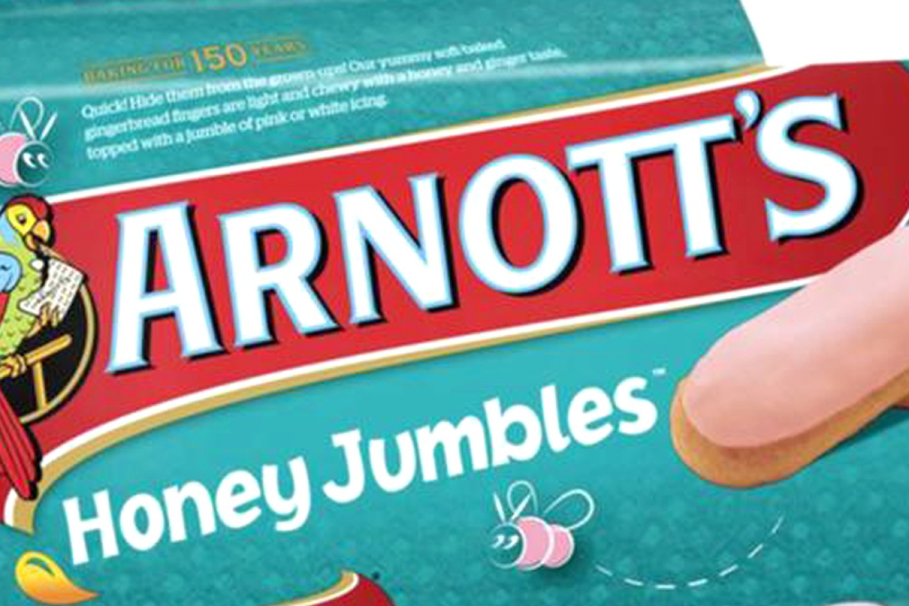 Arnott's has quietly added Honey Jumbles to its list of discards.