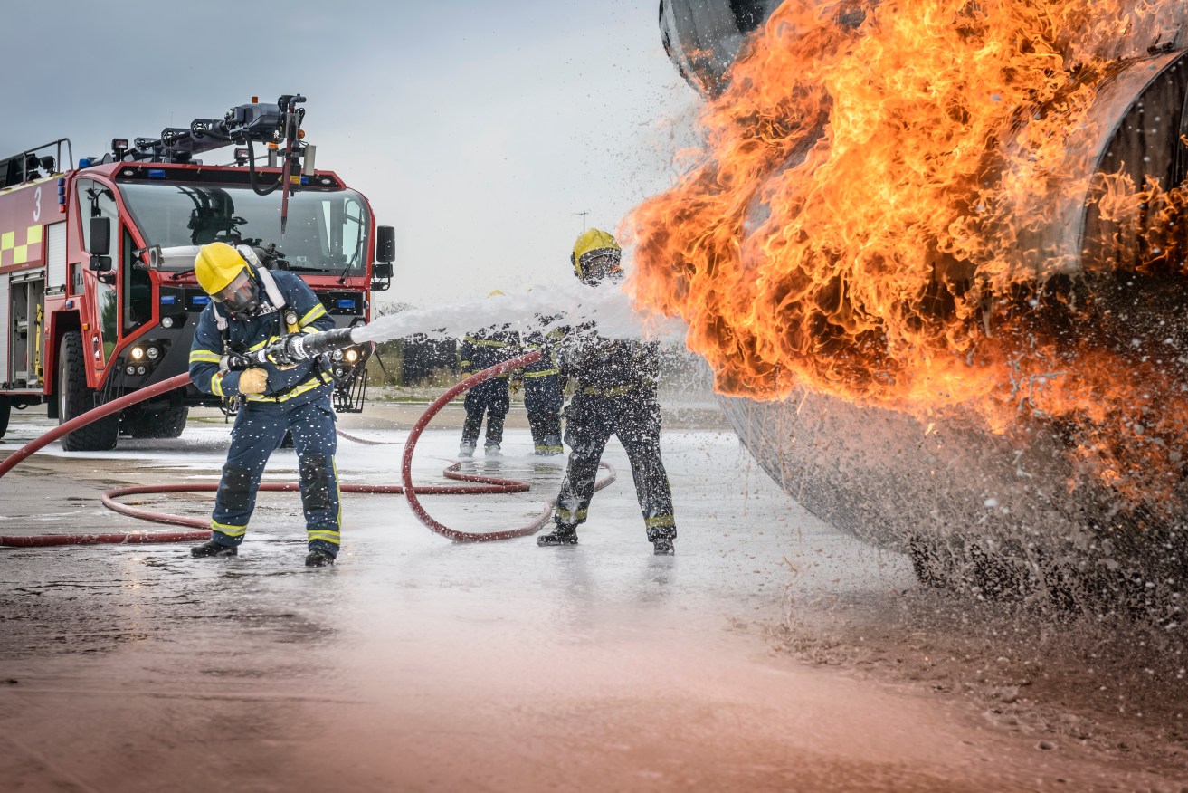 Inhaling potential lethal smoke and toxins is part of every firefighters' job description.