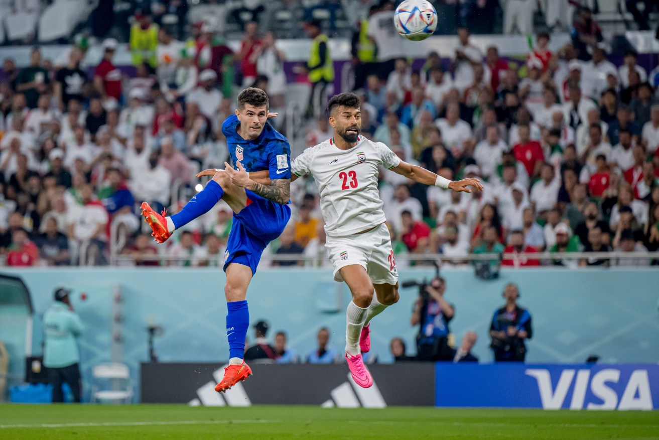 Christian Pulisic scored for the USA against Iran in their World Cup clash in Doha.