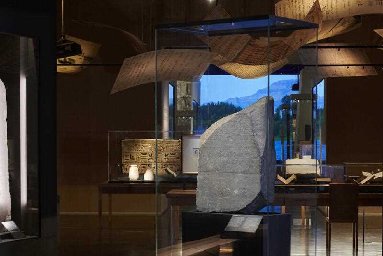 The Rosetta Stone is one of more than 100,000 relics housed in the British Museum.