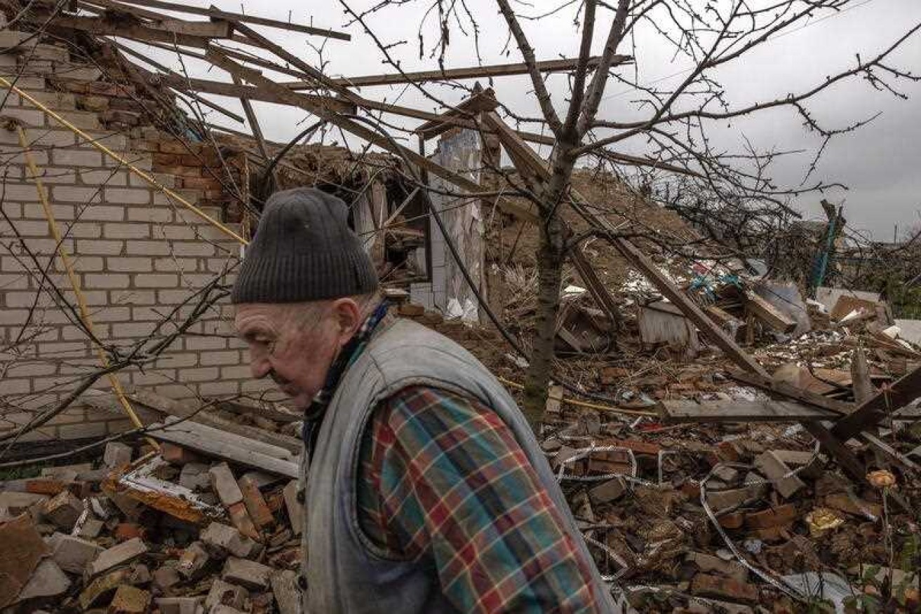 Russian military forces have targeted the heart of Kherson, the city from which Russian soldiers retreated from last month.