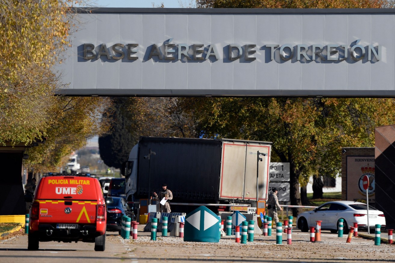 A letter bomb injured one person when it exploded in the Ukrainian embassy in Madrid.
