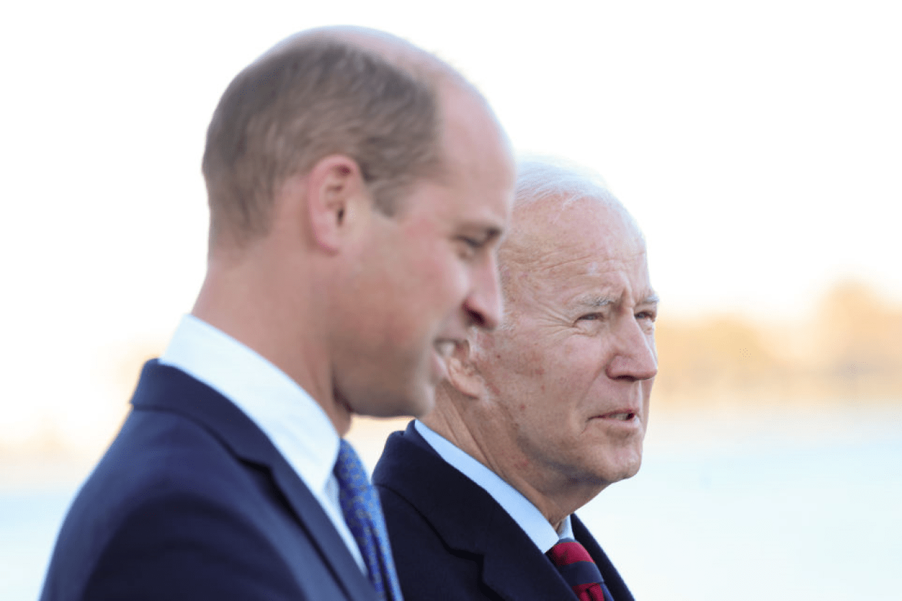 Prince William and Joe Biden share their vision for a clean, green sustainable planet in Boston. <i>Photo: Getty</i>
