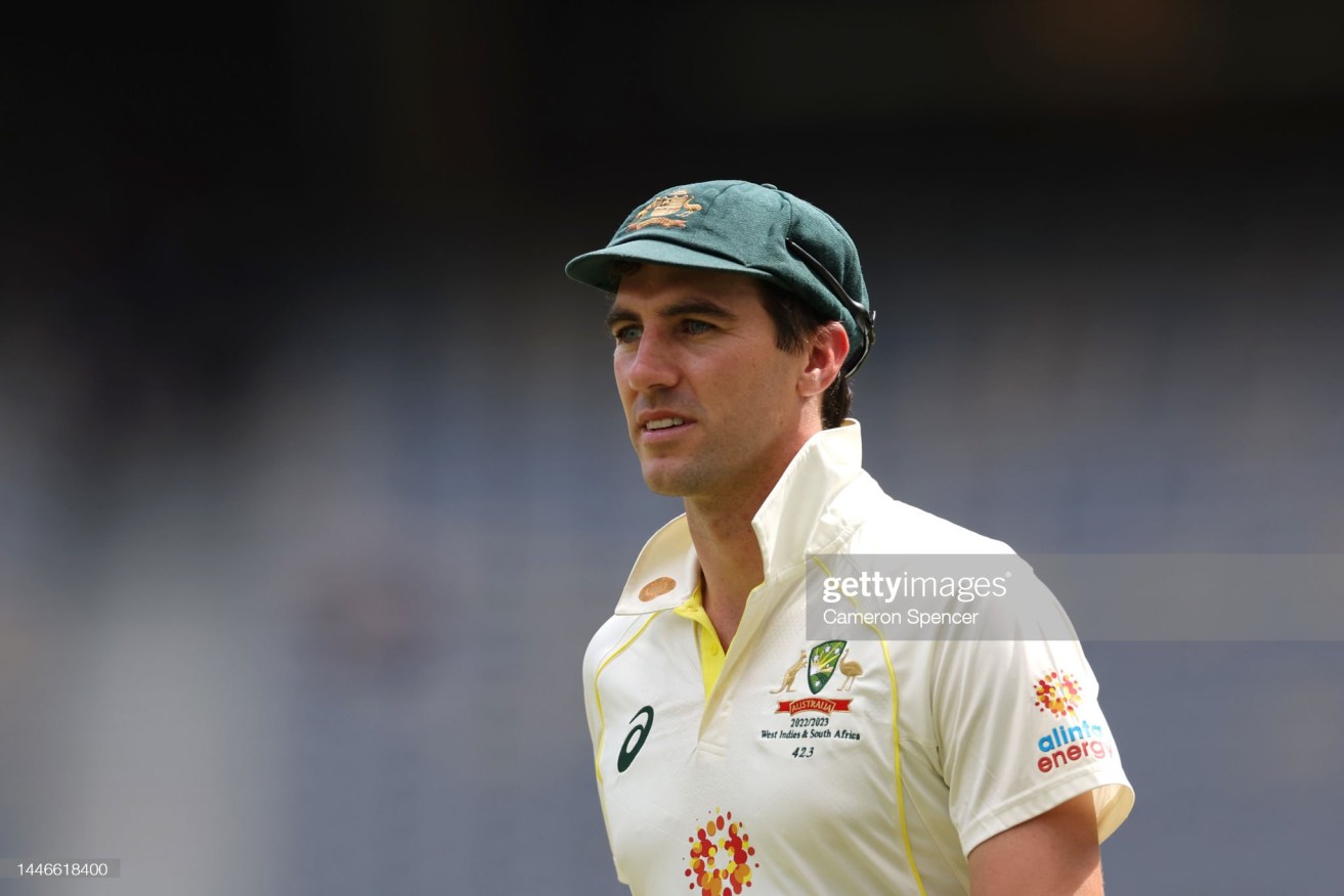 Australian captain Pat Cummins has a quad injury which puts him in doubt for the second Test against the West Indies in Adelaide.