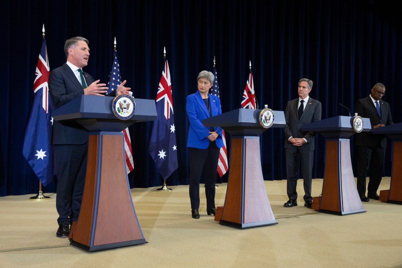 Richard Marles and Penny Wong have met with their US counterparts in Washington for annual talks.