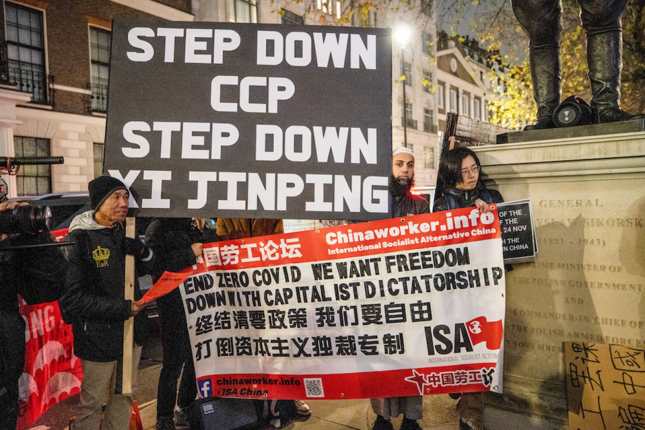 Widespread protests prompted the easing of testing and lockdowns. Now infection numbers are soaring. <i>Photo: Getty</i>