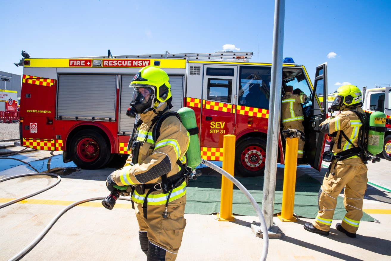 Authorities believe a spirit burner started the blaze at a unit complex in Sydney's Neutral Bay.