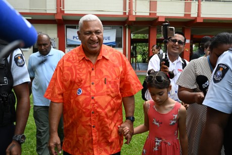 Fiji faces wait for election outcome