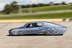 Solar race car on track for Guinness world record