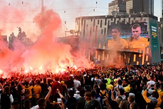 Calls to overturn Fed Square Socceroos ban