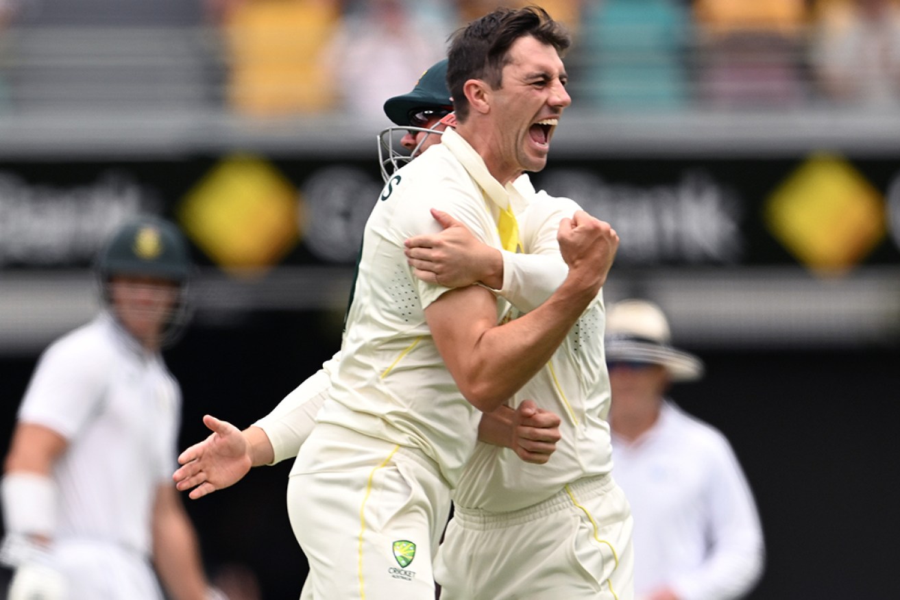 Pat Cummins took 5-42 to help Australia to victory in the first Test against South Africa.