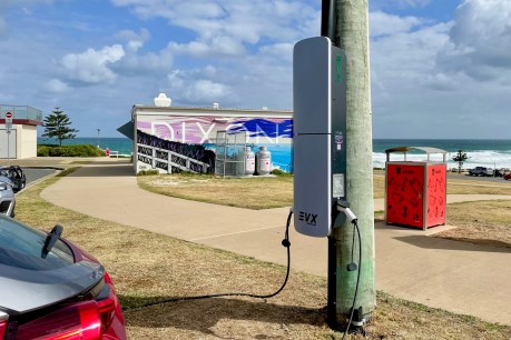Power pole network to charge electric cars