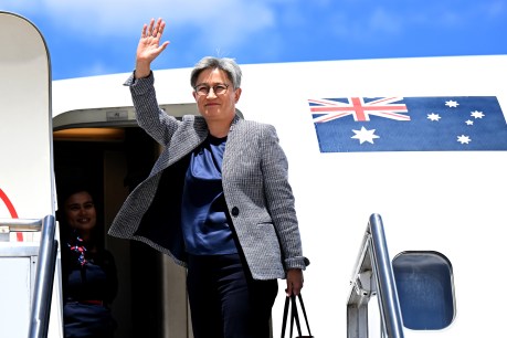 Penny Wong leaves Canberra for China talks