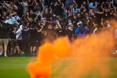 Sanctions loom for Victory over fans' pitch violence
