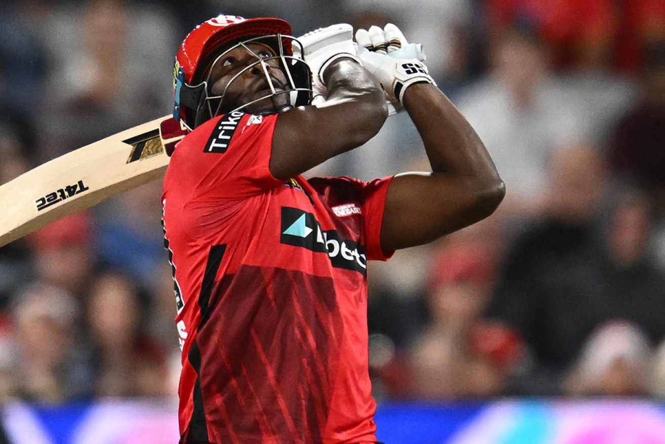 A six-laden half-century by Andre Russell helped Melbourne Renegades to a win over Brisbane Heat in the BBL.