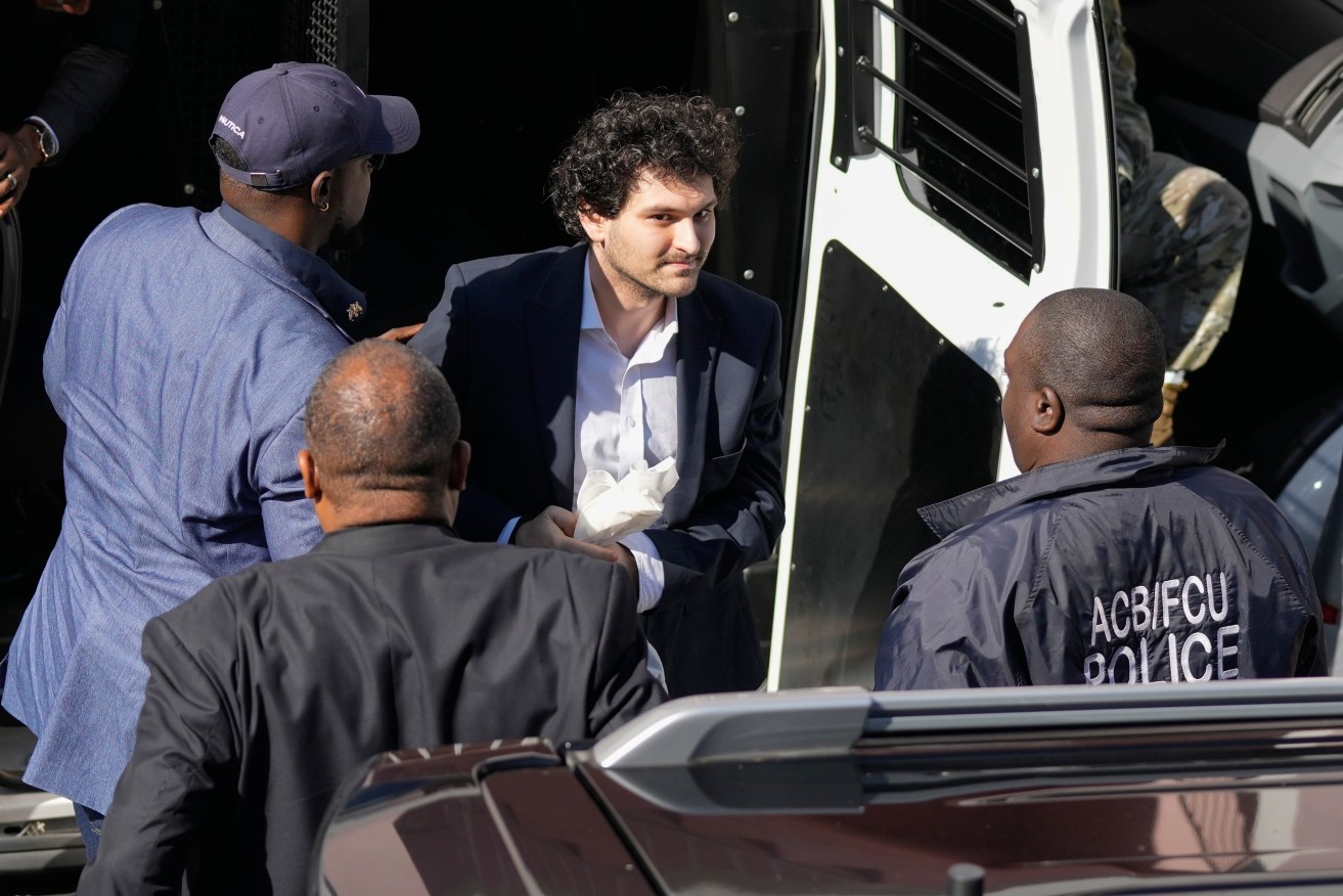 FTX founder Sam Bankman-Fried after his arrest in the Bahamas.