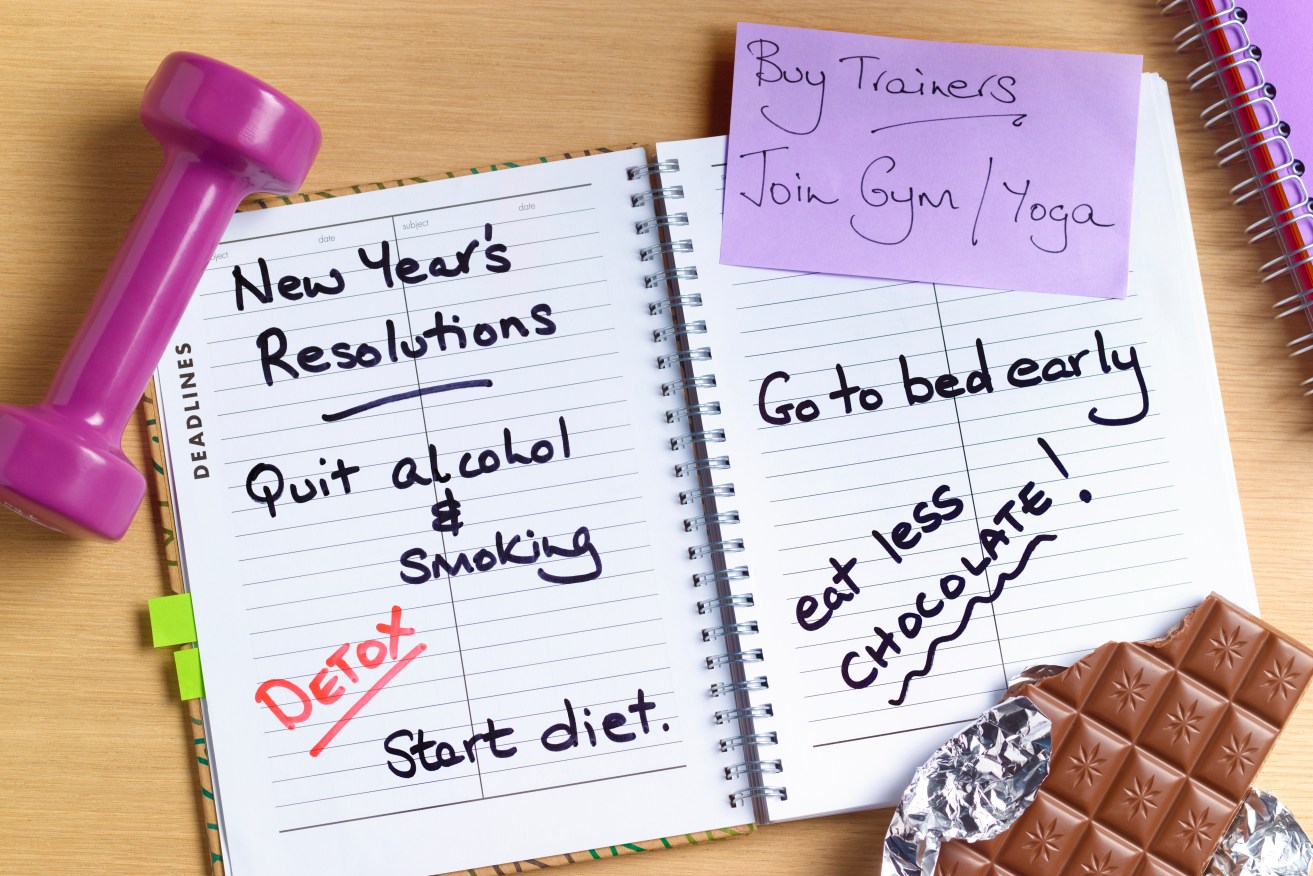 Forget making a list of ambitious goals for the year ahead. You'll wear yourself out.  