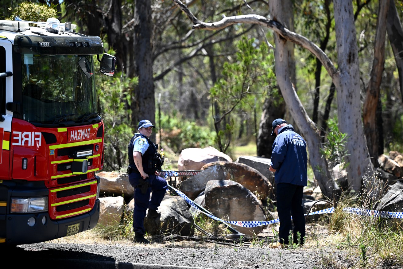 NSW Police and Forensic Services officers are still at the scene of a light plane crash in NSW.