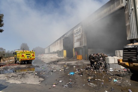 Fire destroys major ACT recycling centre
