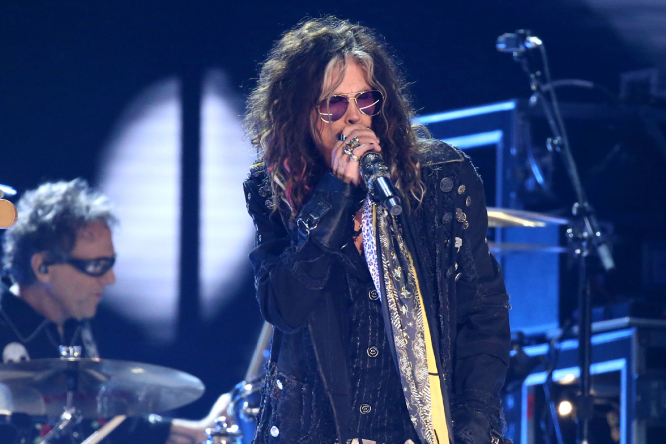 Aerosmith's Steve Tyler turns up the volume at 2022's Grammy awards. 
