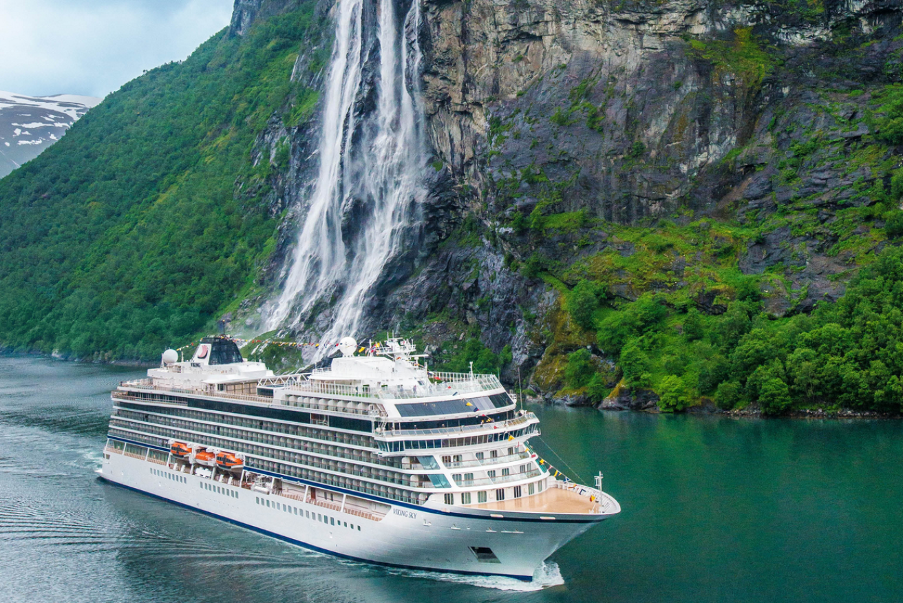 The Viking Orion is shipshape above the waterline but an overgrown mess below. <i>Photo: Viking</i>