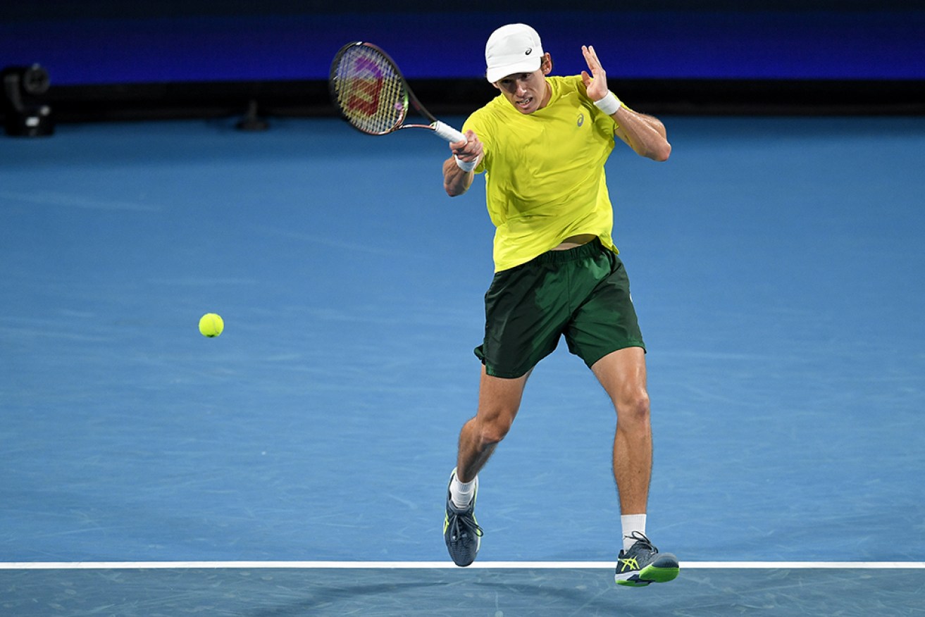 Australia's Alex de Minaur has beaten 22-time grand slam champion Rafael Nadal for the first time. 