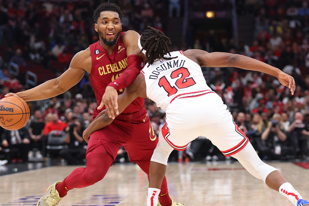 Donovan Mitchell scored a mammoth 71 points to lead Cleveland to a comeback win over Chicago.