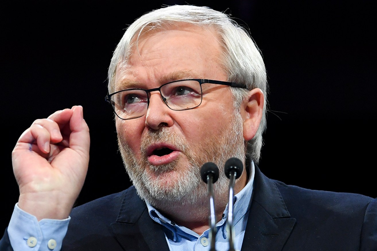 Kevin Rudd says the US must stop throwing allies "under a bus" if it wants to counter China.