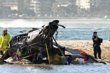 Nicholas Tadros in ‘critical but stable condition’ after Queensland helicopter crash