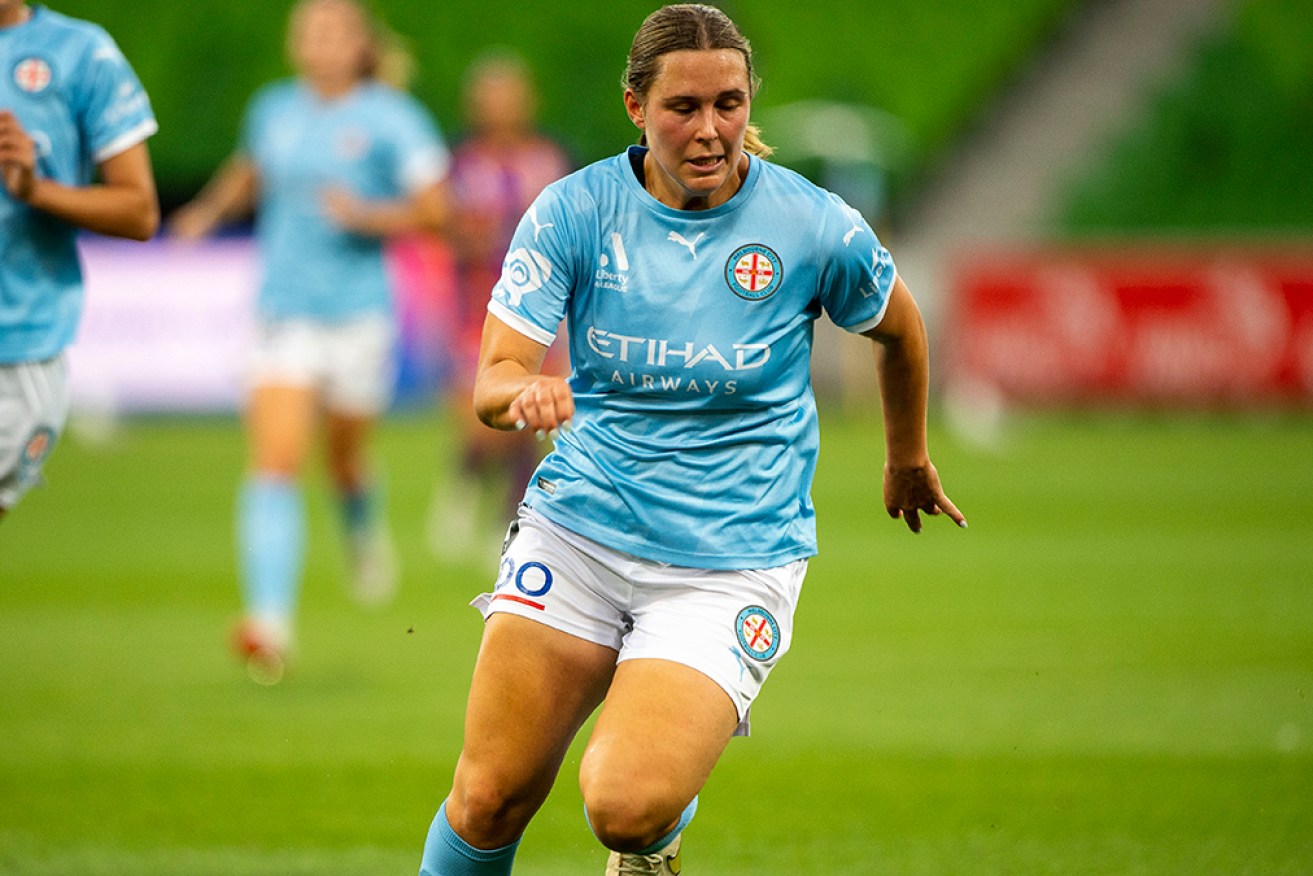 Leticia McKenna was among the goalscorers for Melbourne City in its win over Adelaide United on Wednesday.