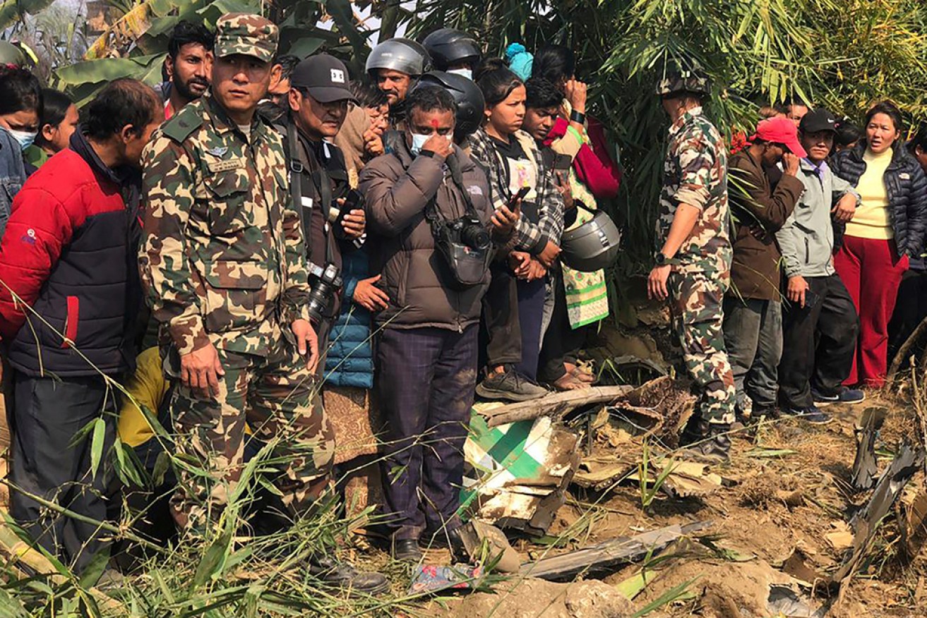 A Yeti Airlines plane carrying dozens of people has crashed in Nepal, with 40 bodies recovered.