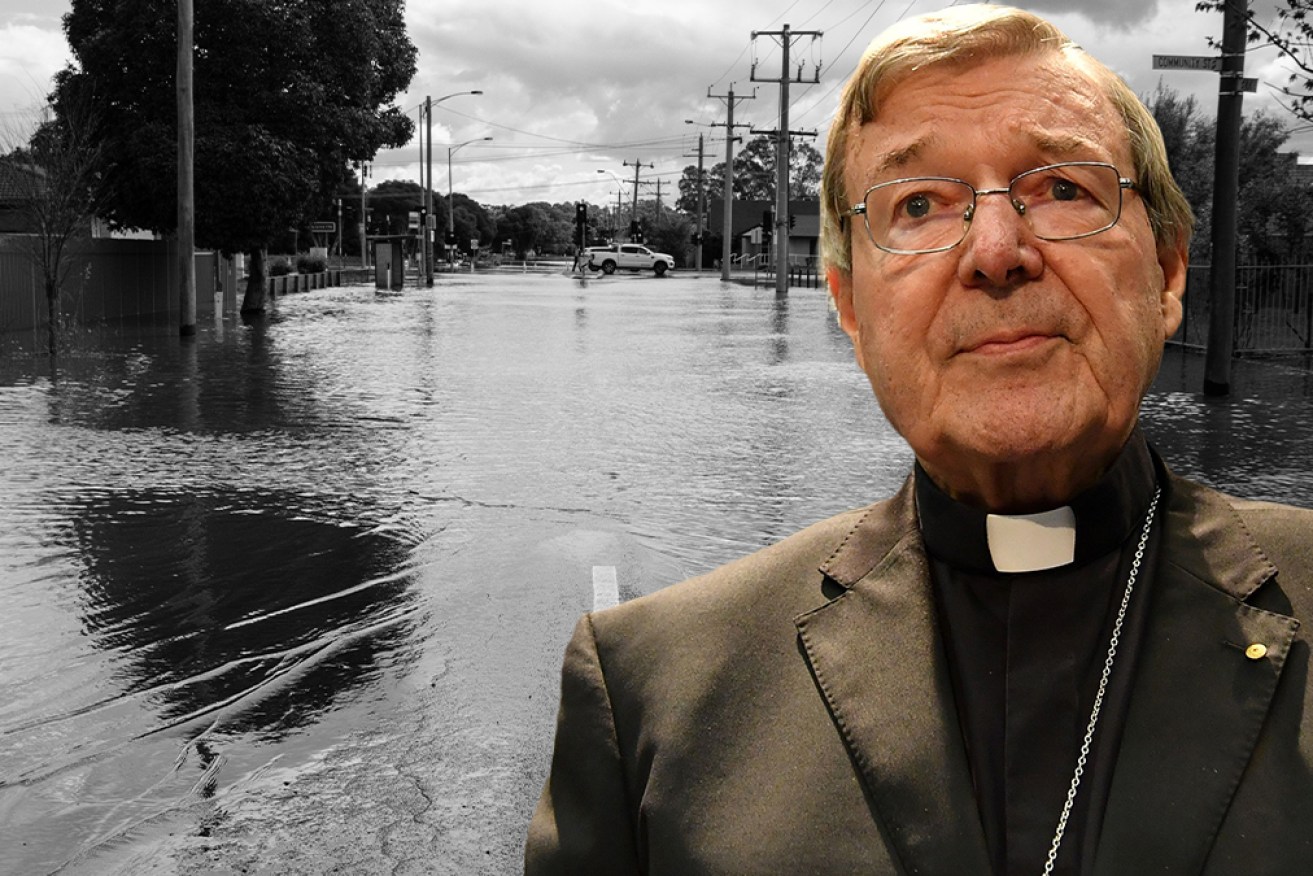 Insurance companies should be listened to on climate change over religious leaders like Pell, Michael Pascoe writes. 