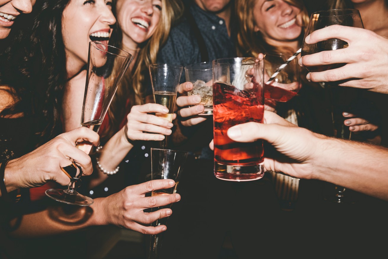 Cheers! Booze might be fun, but experts say we should have no more than two glasses a week. 