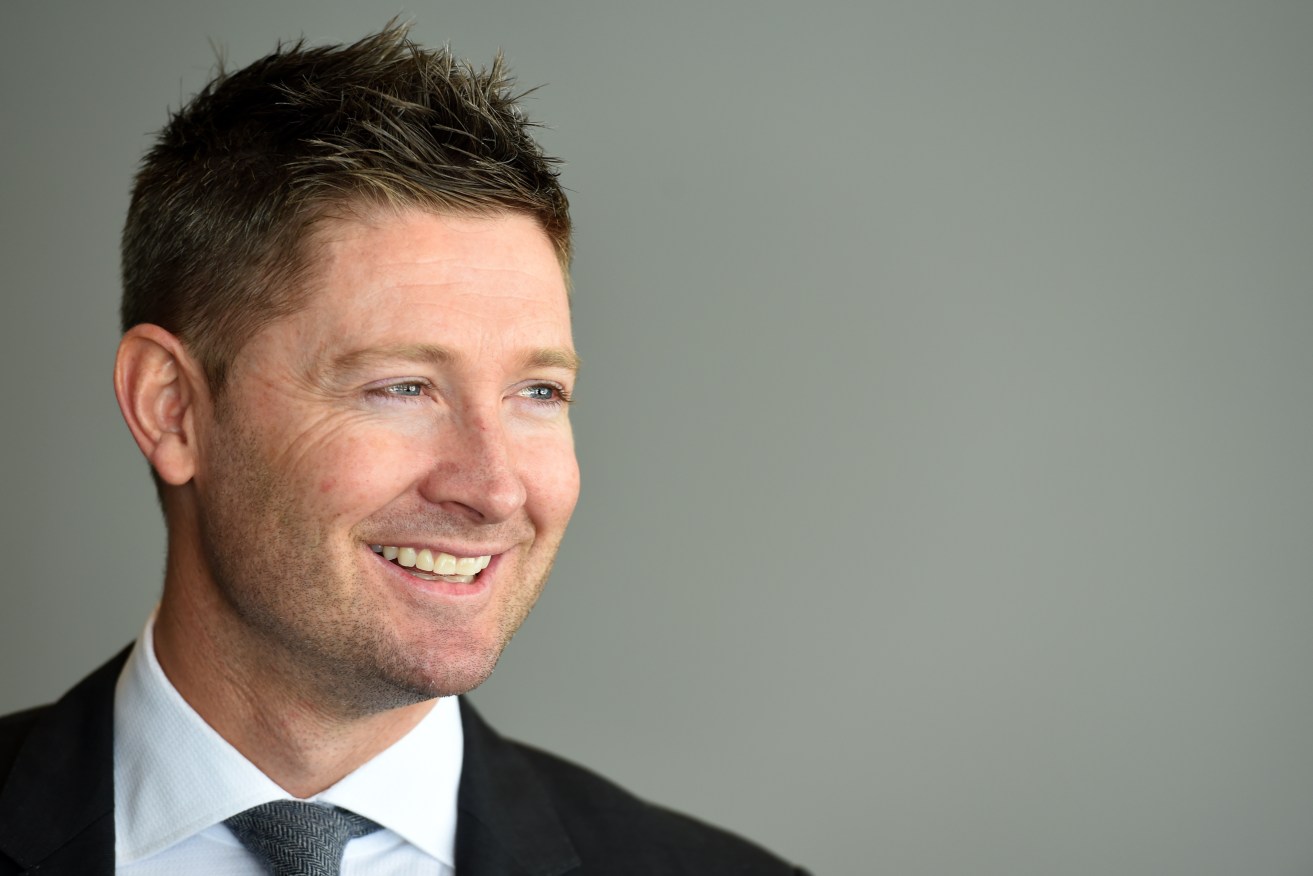 Ex-Australia cricket captain Michael Clarke will keep his job in the media despite a public stoush.