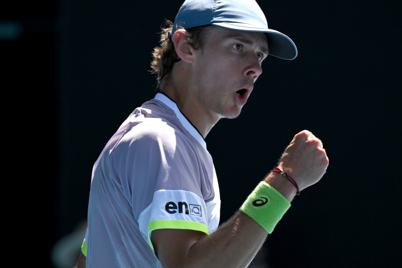 Alex de Minaur dominated France's Benjamin Bonzi from the first serve to romp into the final 16. <i>Photo: AAP</i>