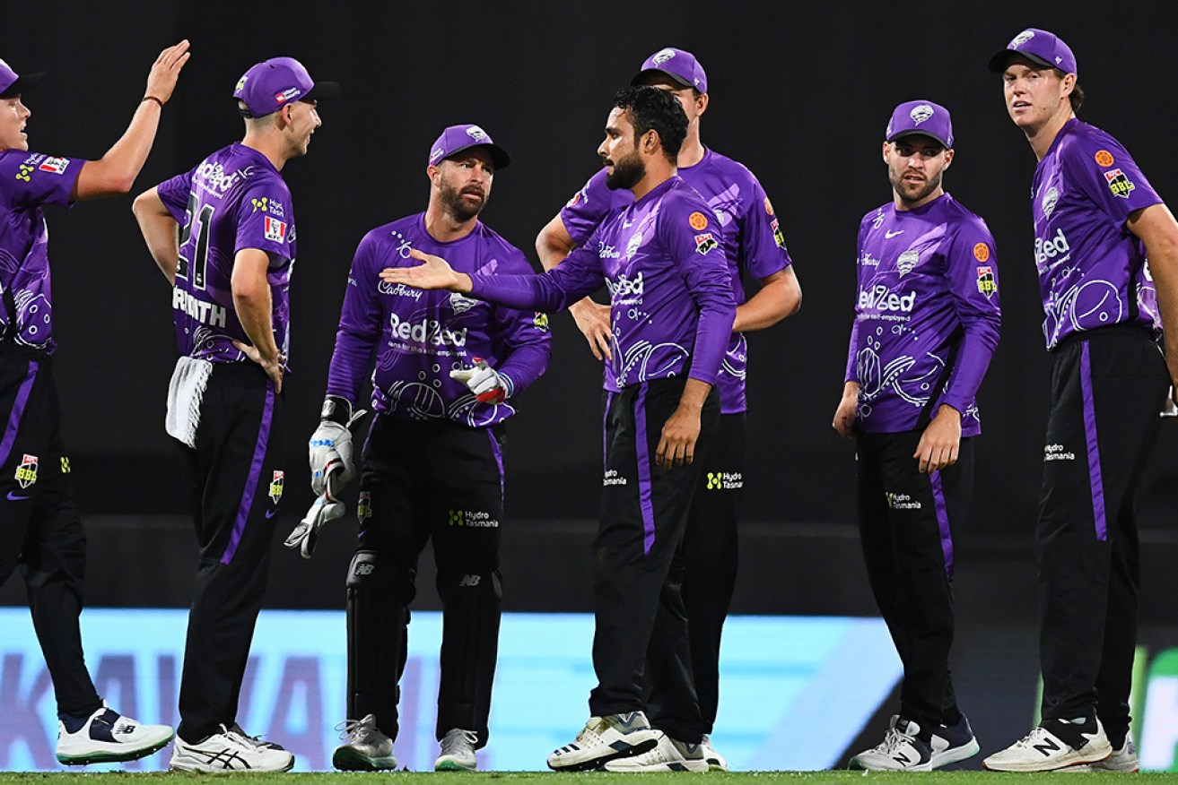Hobart Hurricanes defended 120 to beat Brisbane Heat in Tasmania to stay alive in the BBL. 