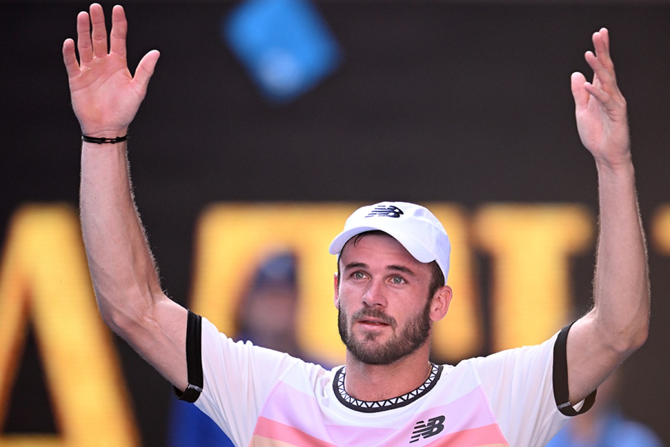 Elated American Tommy Paul was the first man through to the Australian Open semi-finals on Wednesday.